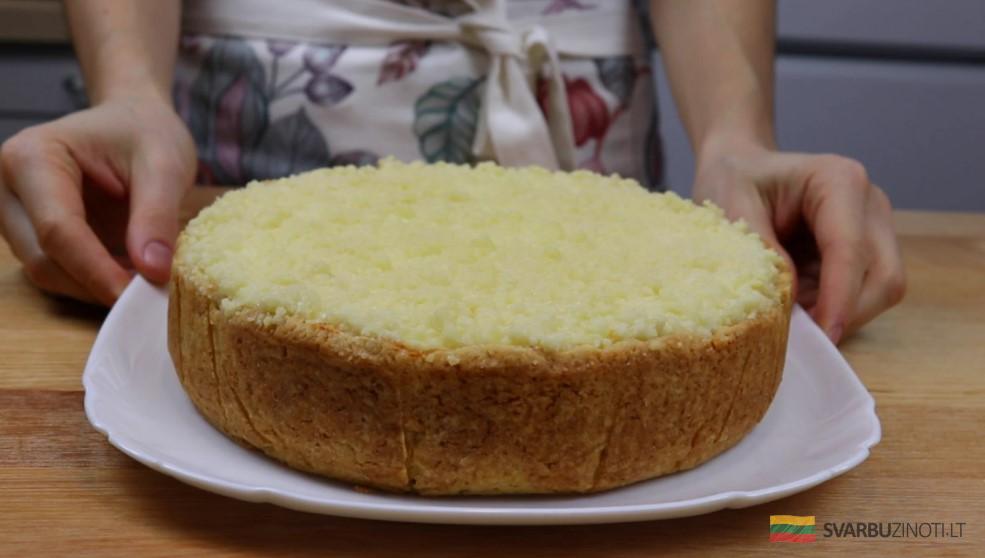 Делюсь рецептом творожного пирога с вишней. Вкусно как в кондитерской!