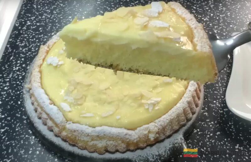 Итальянский лимонный торт. Простой домашний рецепт
