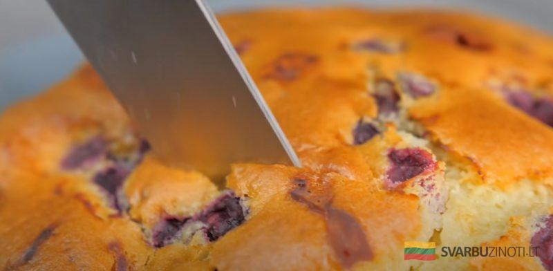 Без хлопот. Вишневый пирог на каждый день: вкусно и очень просто