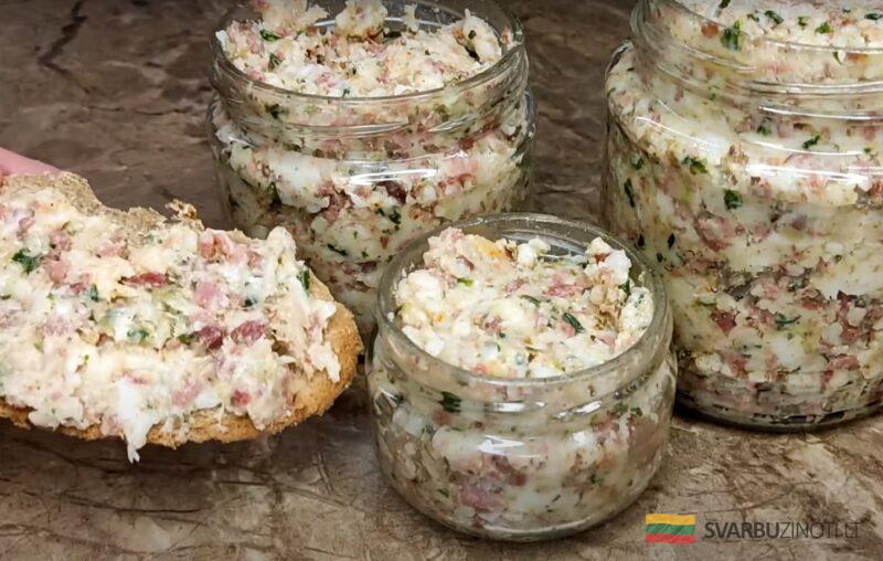 Намазка из сала и колбасы. Рецепт для перекуса и к первым блюдам: вкусно и сытно