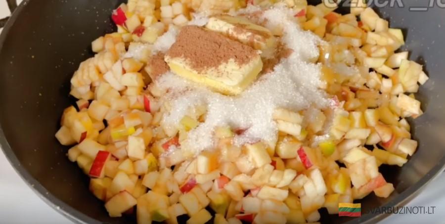 Простой пирог с яблоками. Можно готовить хоть каждый день, главное менять начинки