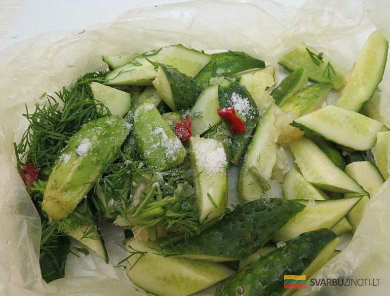 Сухой рецепт малосольных огурцов. Новый вкус понравился: утром готовлю, вечером хрустим