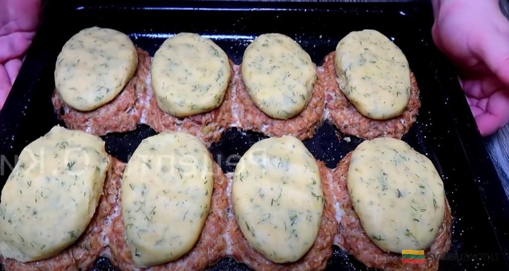 Котлеты-лодочки с картофелем. Сытный и вкусный обед или ужин для всей семьи