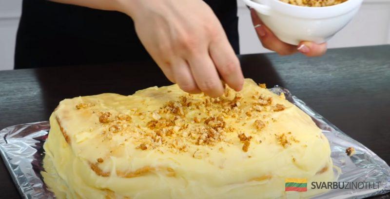 Баварский яблочный торт: мягкий, влажный и аппетитный. Начинка, как вкусный яблочный мармелад