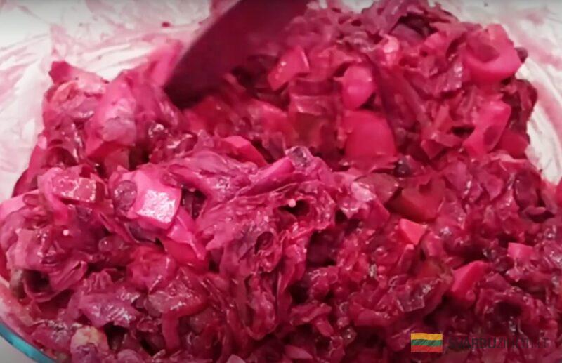 Красивый рецепт салата из свеклы. Я готовлю его через день: вкусно и полезно