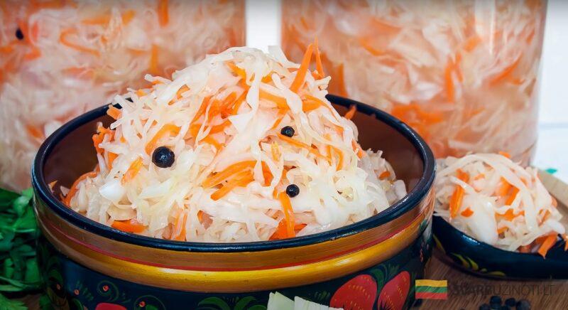Квашеная капуста быстрого приготовления. Так готовлю уже 30 лет: вкусно и просто