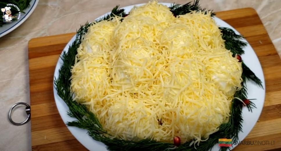 Наконец я его нашел! Лучший новогодний салат "Снежки"