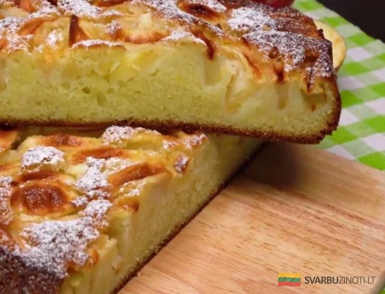 Вкусный яблочный пирог: простой рецепт шарлотки. Нежный и пушистый