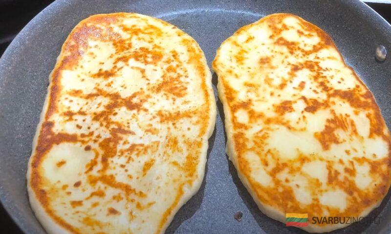 Беру 200 г творога и немного кефира. Самый вкусный завтрак на большую семью