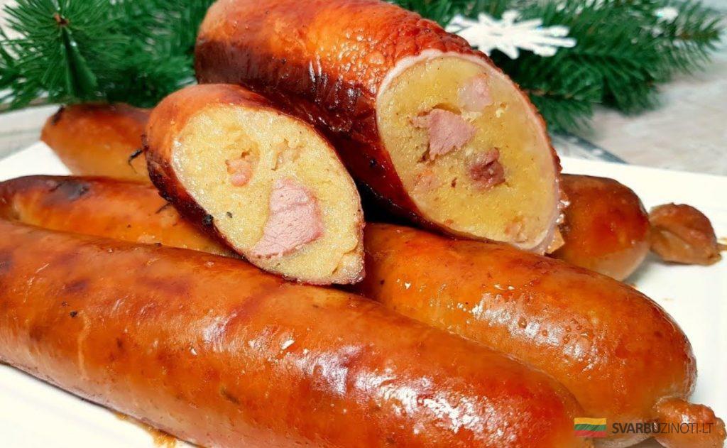 Родной рецепт картофельной колбаски, еще маминой рукой записанный в школьной тетрадке