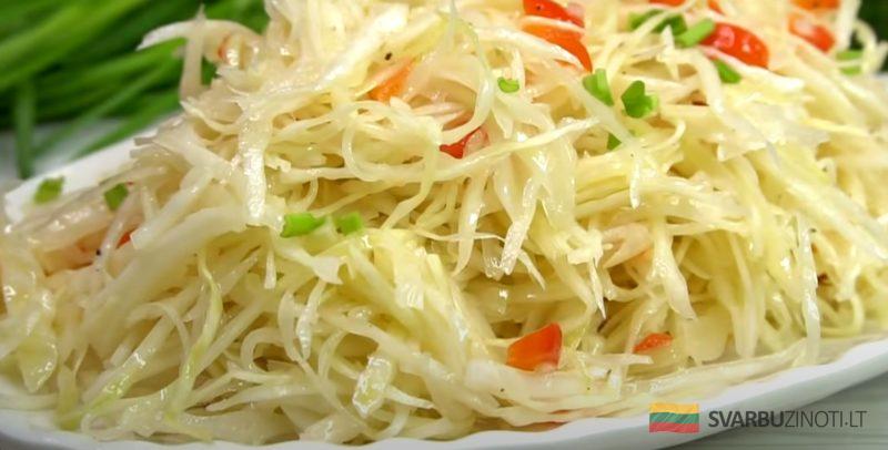 Салатная капуста по-немецки. Готовлю сразу, как прошлая порция заканчивается в холодильнике