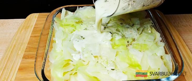 Узнала у соседки новый рецепт капусты «сливочная». Вкуснее чем жареная, только проще