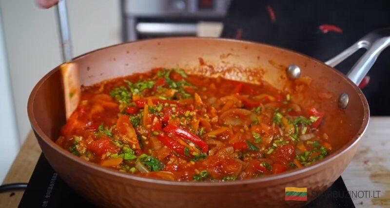 Мясо с баклажанами по-грузински. Ароматная вкуснятина