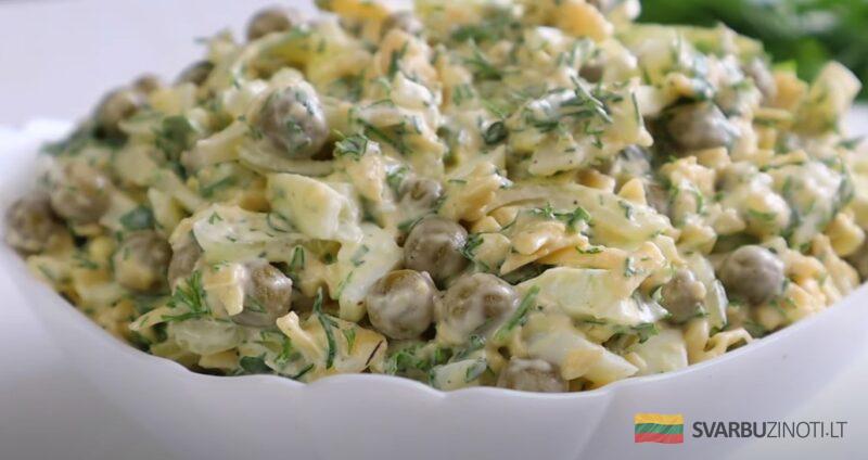 Салат "Простенький". Вкусная закуска за 5 минут: съедается на ура