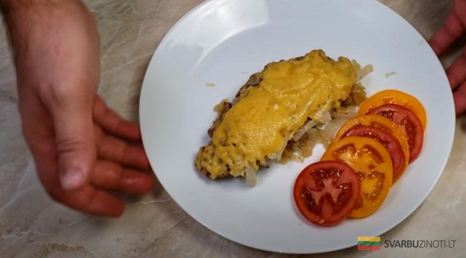 Шикарное блюдо для романтического ужина! Рецепт сочного мяса с гарниром