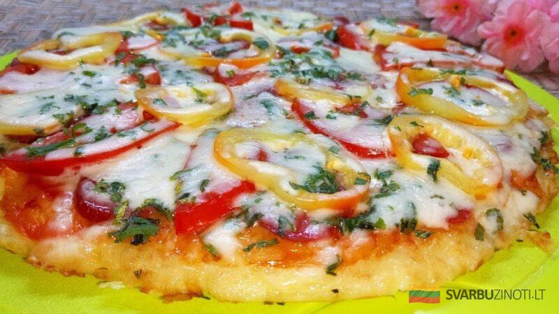 Вкусная пицца на сковороде за 25 минут. Простой и быстрый рецепт
