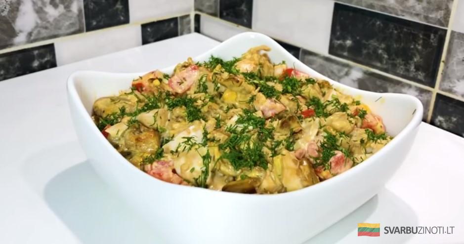 Вкусное блюдо из баклажанов. Удивите свою семью особым вкусом салата
