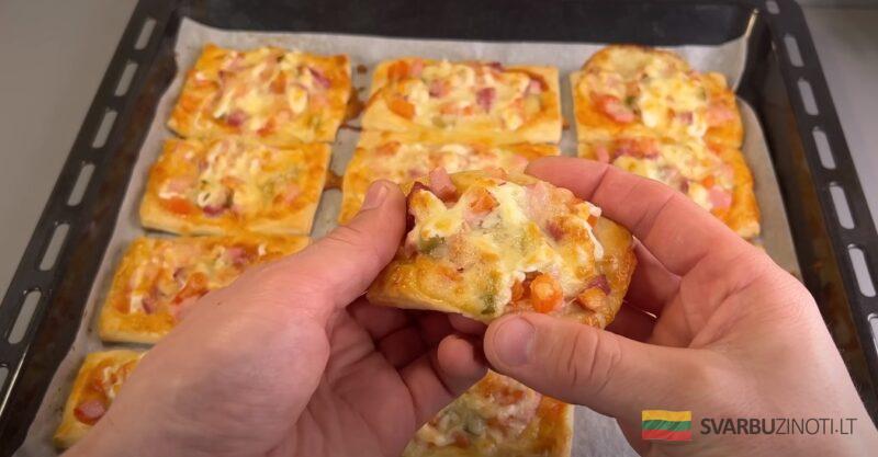 По вкусу, как пицца: готовлю вместо скучных бутербродов. Проще рецепта не бывает