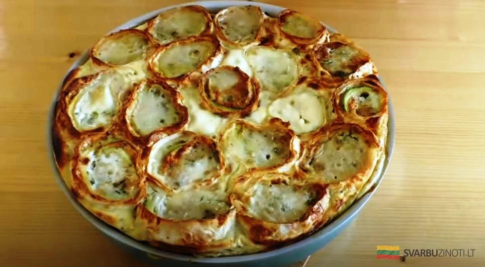 Пирог с кабачками! Соседка армянка научила готовить небанальное блюдо из лаваша