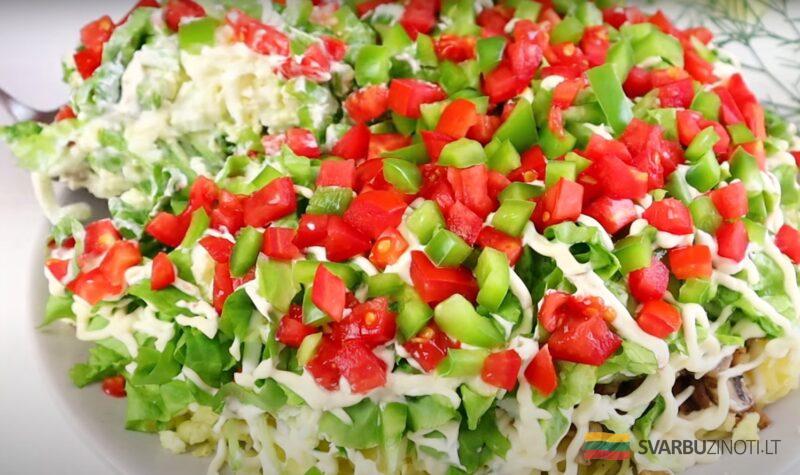 Без мяса и сыра на праздничный стол. "Маруся" - вкусный салат из самых доступных продуктов