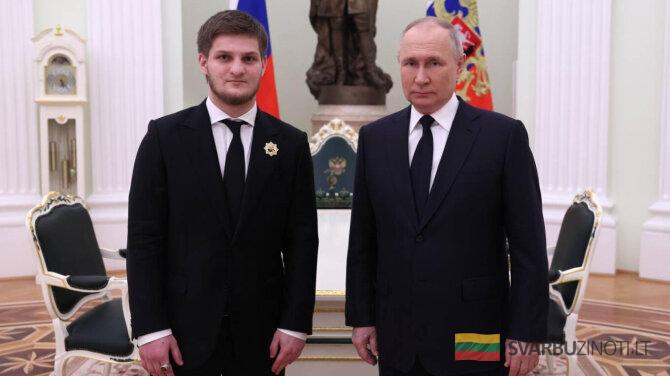 Ramzanas Kadyrovas/ „Telegram“/Achmatas Kadyrovas, Vladimiras Putinas