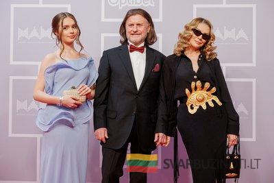 Antanas ir Daina Bosai su dukra Magdalena