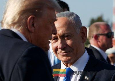 Donaldas Trumpas ir Benjaminas Netanyahu