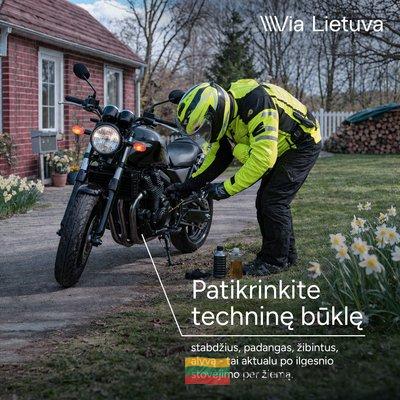 „Via Lietuva“ patarimai motociklų sezono metu