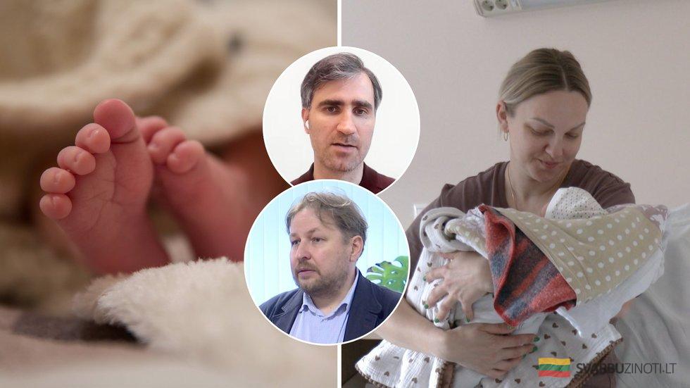 Gimstamumas mažėja ne tik Lietuvoje, bet ir pasaulyje: „Išsiskiria labiausiai išsivysčiusios šalys“ (tv3.lt koliažas)