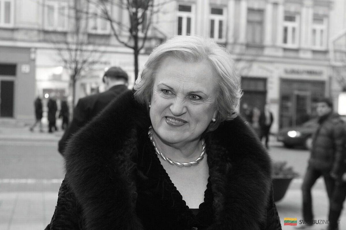 Kazimiera Danutė Prunskienė bus palaidota Antakalnio kapinėse – organizuojamos valstybinės laidotuvės