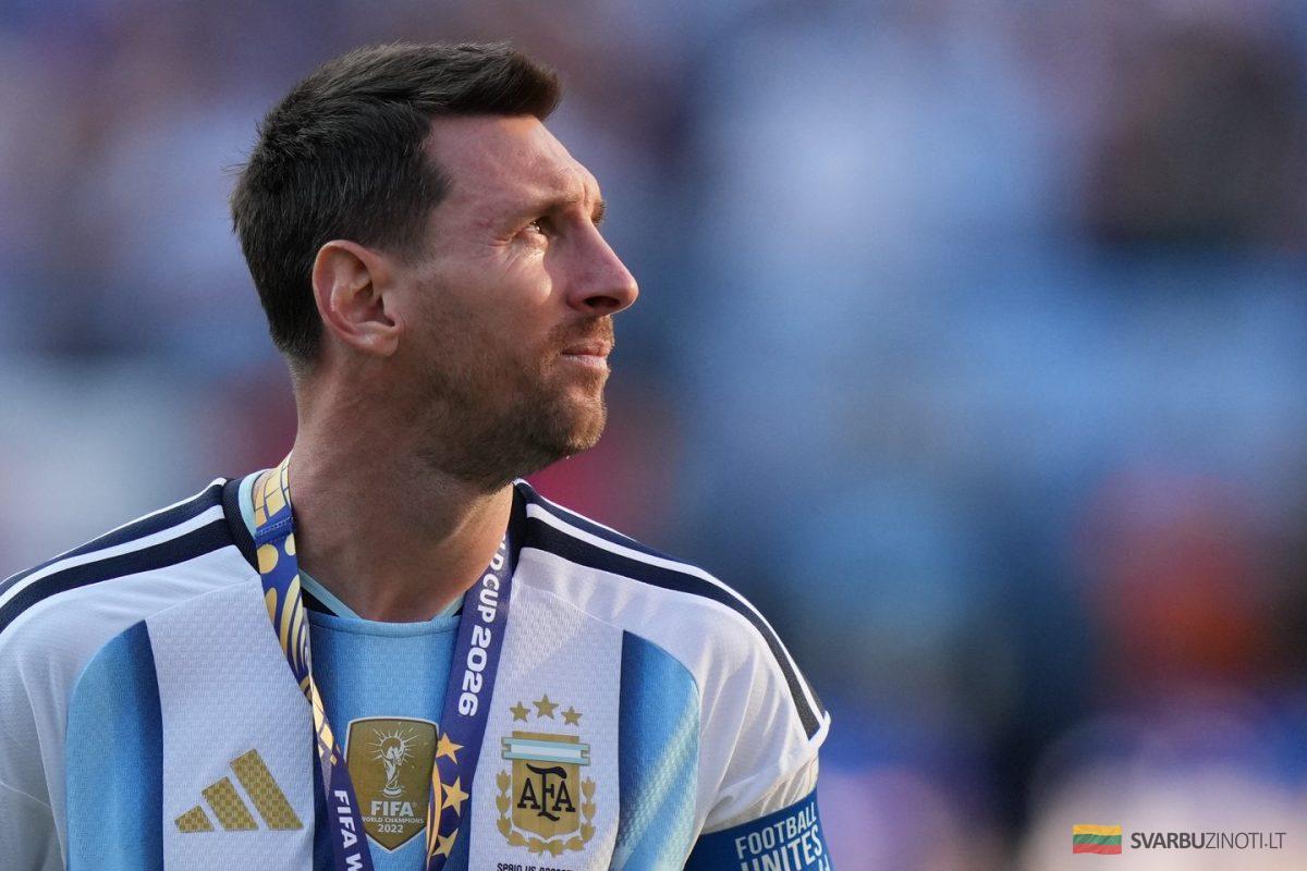 Lionelio Messi šeimoje – netektis ir sunki liga tėvo gyvenime