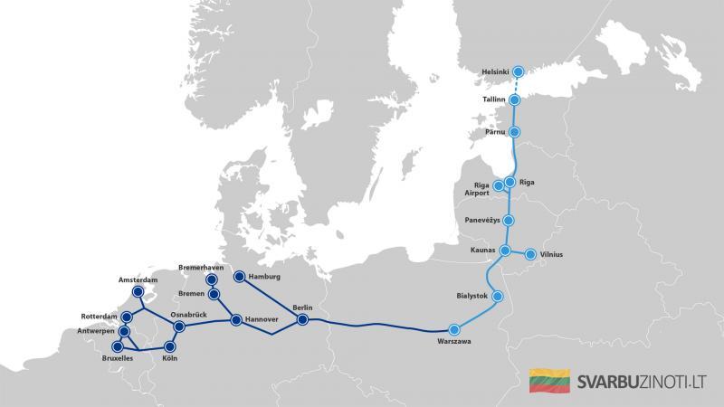 Estijos ir Suomijos tunelis po Baltijos jūra – strateginis koridorius sujungti Europą ir Šiaurę