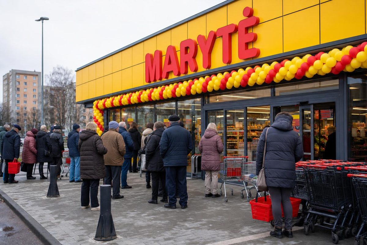 Pirmosios eilės prie „Marytės“: ką po apsipirkimo kalba lankytojai ir ar jie sugrįš dar kartą?