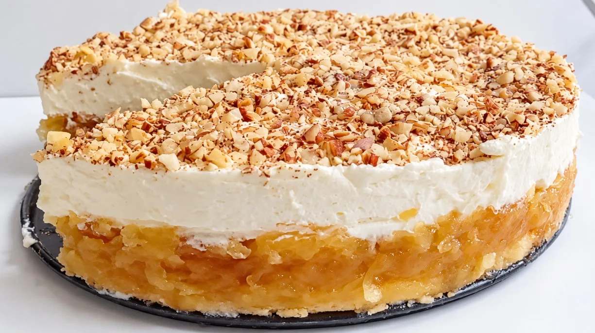Obuolių gausa ir užpilinis kremas — nekeptas tortas Šarlotė: švelnus ir šventinis